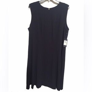 Tommy Hilfiger Navy Fit  & Flare Dress sz 18 W